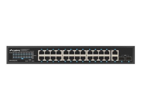 LANBERG SWITCH POE RACK 19" 24X 1GB POE+/2X GB/2X SFP 250W RSGE-24P-2GE-2S-250 Lanberg LANBERG SWITCH POE RACK 19" 24X 1GB POE+/2X GB/2X SFP 250W RSGE-24P-2GE-2S-250 Lanberg