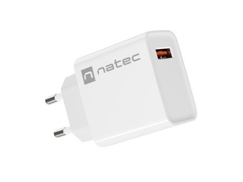 NATEC ŁADOWARKA SIECIOWA RIBERA USB-A 18W BIAŁA NUC-2057 NATEC NATEC ŁADOWARKA SIECIOWA RIBERA USB-A 18W BIAŁA NUC-2057 NATEC