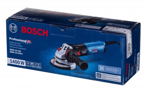 Szlifierka kątowa 125mm 1400W GWS 06017D0100 BOSCH BOSCH Szlifierka kątowa 125mm 1400W GWS 06017D0100 BOSCH BOSCH