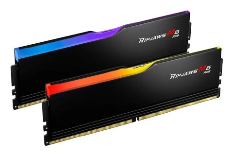 G.SKILL RIPJAWS M5 RGB DDR5 2X16GB 6000MHZ CL28 XMP3 BLACK F5-6000J2836G16GX2-RM5RK G.SKILL G.SKILL RIPJAWS M5 RGB DDR5 2X16GB 6000MHZ CL28 XMP3 BLACK F5-6000J2836G16GX2-RM5RK G.SKILL