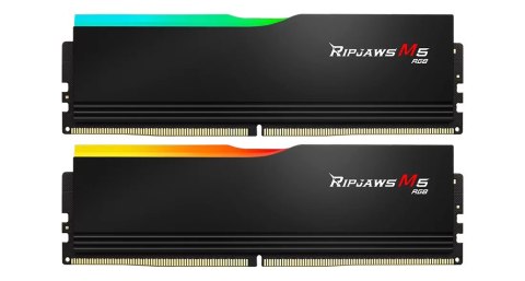 G.SKILL RIPJAWS M5 RGB DDR5 2X16GB 6000MHZ CL28 XMP3 BLACK F5-6000J2836G16GX2-RM5RK G.SKILL G.SKILL RIPJAWS M5 RGB DDR5 2X16GB 6000MHZ CL28 XMP3 BLACK F5-6000J2836G16GX2-RM5RK G.SKILL
