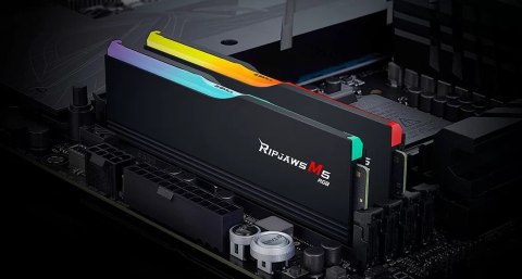 G.SKILL RIPJAWS M5 RGB DDR5 2X16GB 6000MHZ CL28 XMP3 BLACK F5-6000J2836G16GX2-RM5RK G.SKILL G.SKILL RIPJAWS M5 RGB DDR5 2X16GB 6000MHZ CL28 XMP3 BLACK F5-6000J2836G16GX2-RM5RK G.SKILL