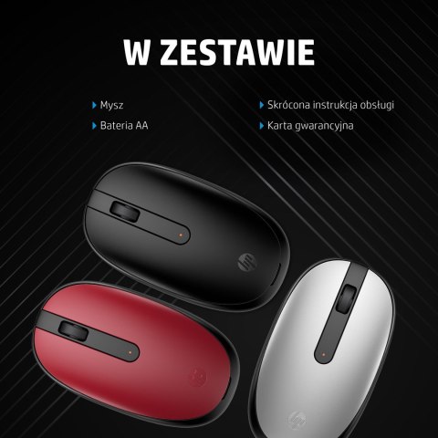 Mysz HP 240 Pike Silver Bluetooth Mouse bezprzewodowa srebrno-czarna 43N04AA Hewlett-Packard Mysz HP 240 Pike Silver Bluetooth Mouse bezprzewodowa srebrno-czarna 43N04AA Hewlett-Packard