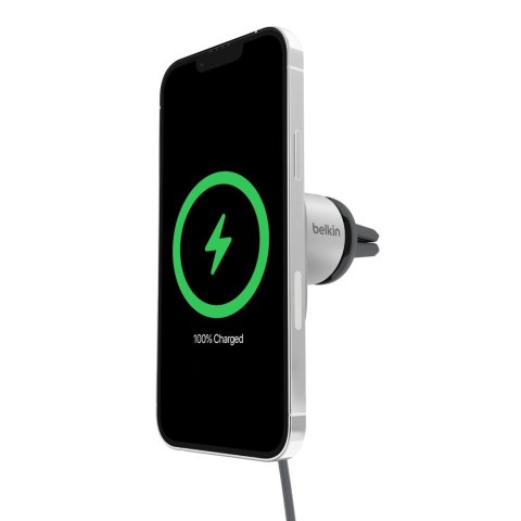 BELKIN ŁADOWARKA SAMOCHODOWA MAGSAFE QI2 15W, SZARA Belkin BELKIN ŁADOWARKA SAMOCHODOWA MAGSAFE QI2 15W, SZARA Belkin