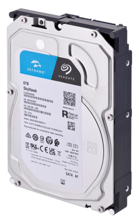 Dysk twardy HDD Seagate SkyHawk 6TB 3,5" SATA ST6000VX009 Seagate Dysk twardy HDD Seagate SkyHawk 6TB 3,5" SATA ST6000VX009 Seagate